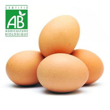 Oeufs BIO Fermiers x10 (ponte : 12/09)